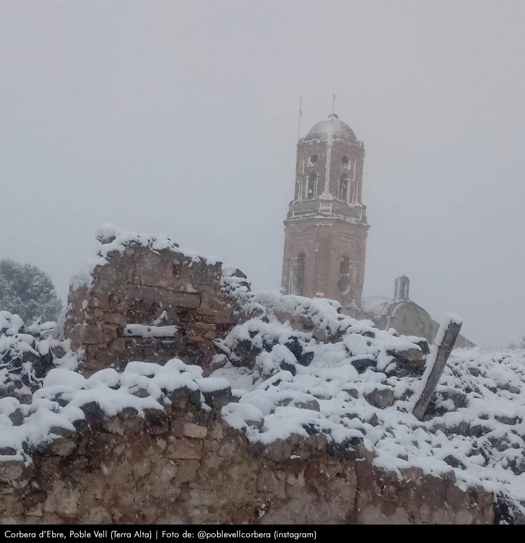 Imatges de la nevada del 19 i 20 de gener de 2020 (Tinença de Benifassà, Parc Natural dels Ports, serra de Montsià, Terra Alta)
